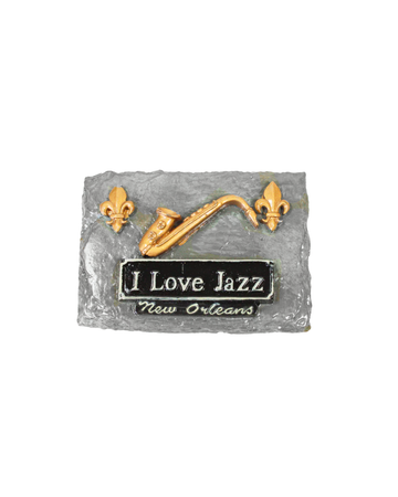 Imán de pizarra I Love Jazz
