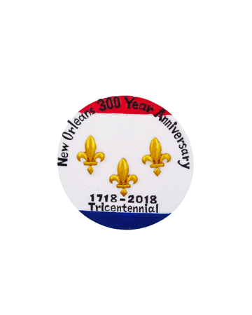 Aimant rond du tricentenaire de la Nouvelle-Orléans