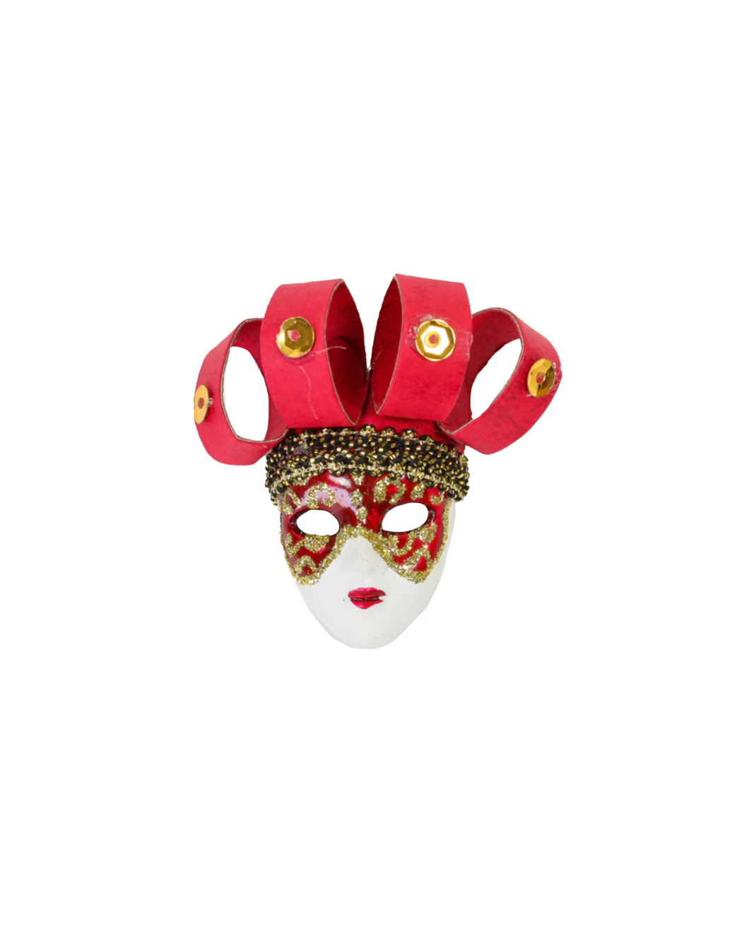 Face Mask Magnet with Headpiece (Multiple Colors)