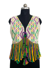 Adult Fringe Embroidered Vest