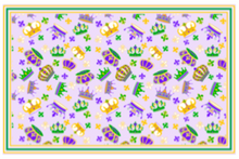 Mardi Gras Crown Tablecloth