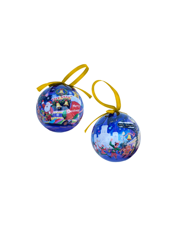 Adorno de globo Merry Christmas de Jackson Square