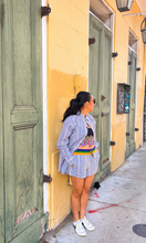 Black Floral Embroidered Crop Top