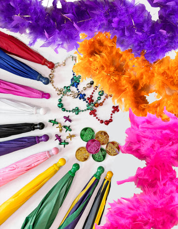 Kit de Sombrilla Emplumada DIY - Boa Sólida