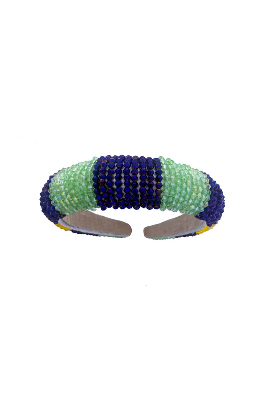 Mardi Gras Rhinestone Headband
