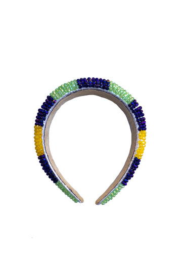 Diadema de diamantes de imitación de Mardi Gras