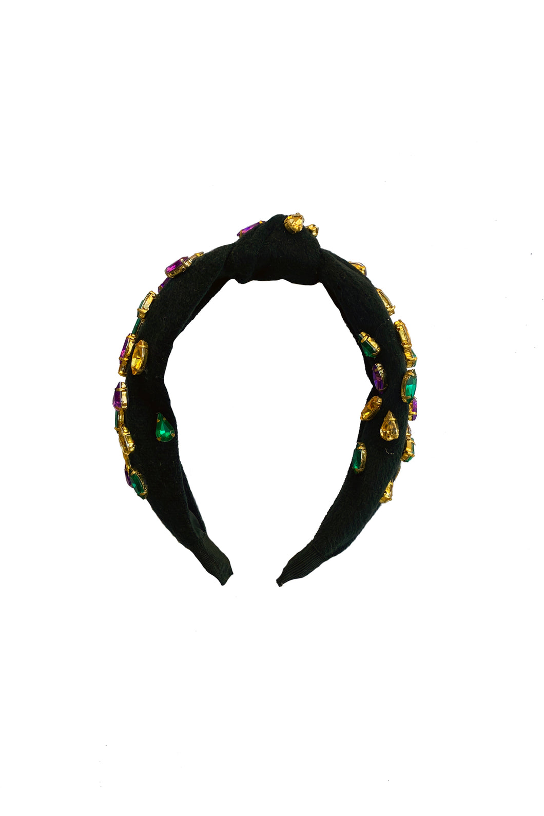 Headband with Jewels - Black