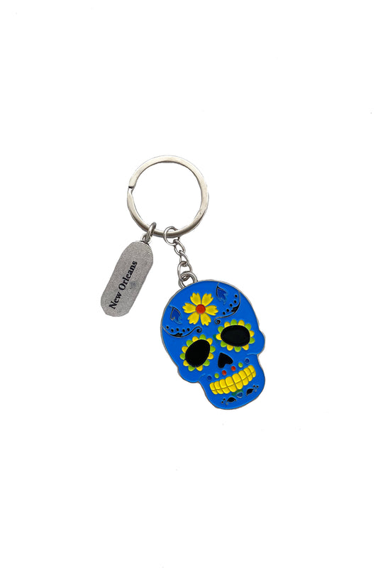 Porte-clés Tête de mort mexicaine