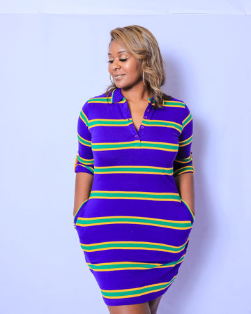 Vestido de adulto morado infinito