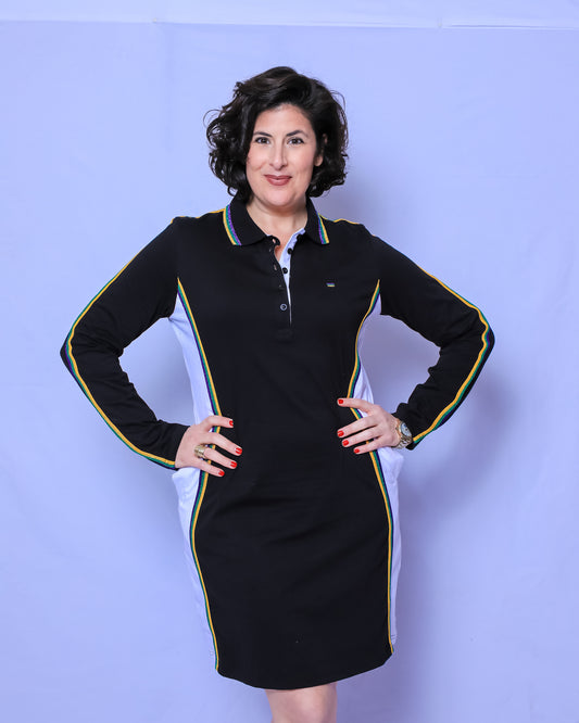 Black Lurex Adult Dress