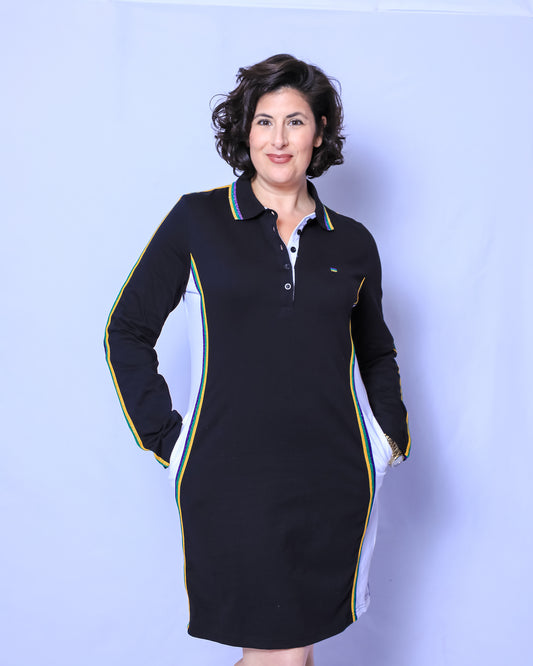Black Lurex Adult Dress