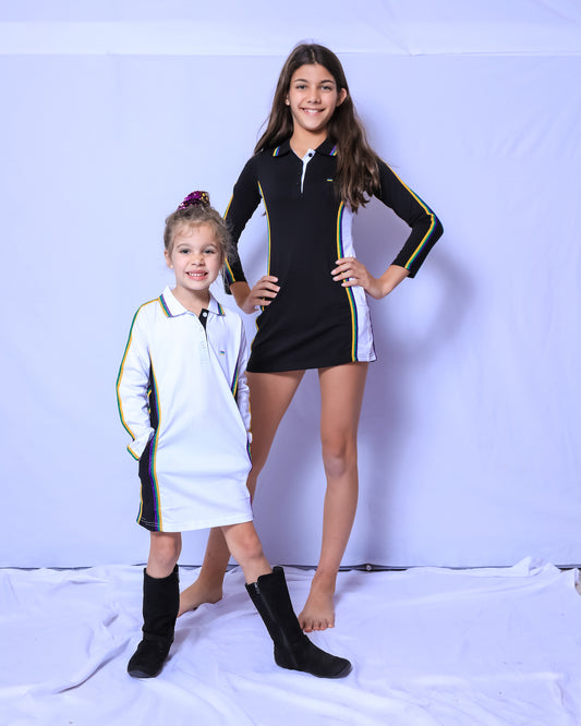 Robe noire Lurex junior