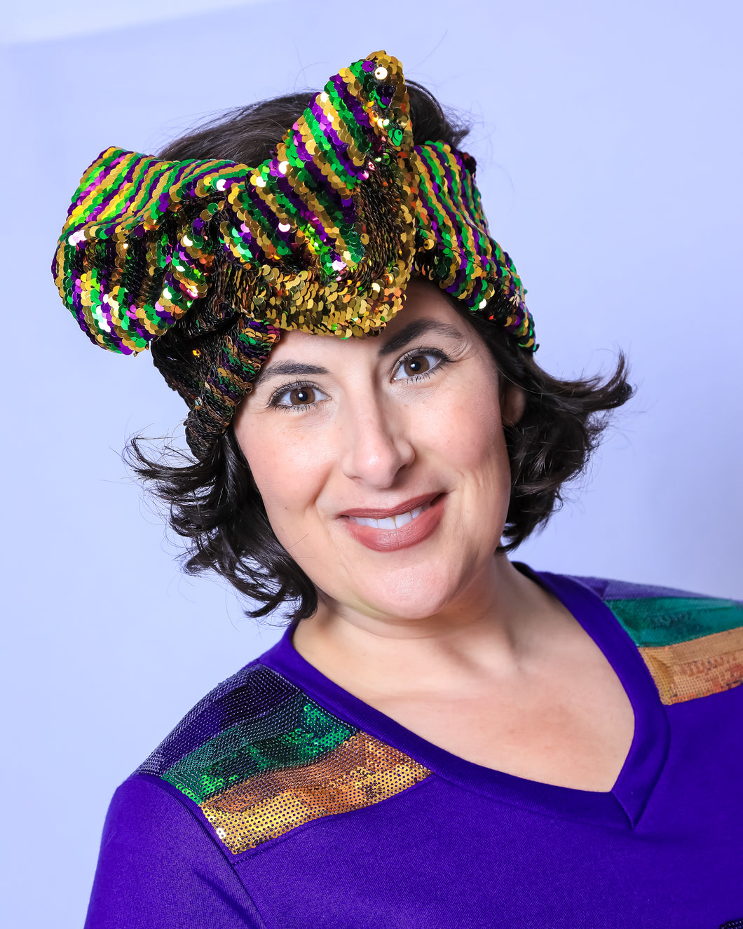 Reversible Magic Sequin Headwraps/Turbans/Headbands (5 Color Options)