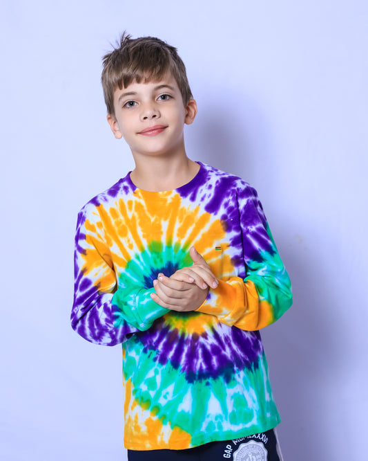 Tie Dye Swirl Youth Long Sleeve