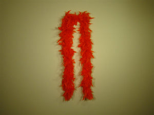 Red Solid Color Feather Boas