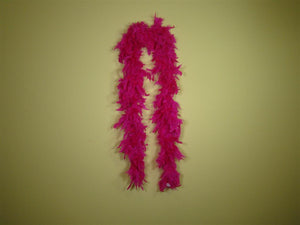 Mardi Gras Creations Hot Pink Solid Color Feather Boas - 12-Pack