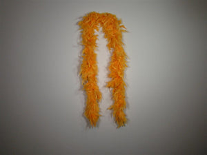Orange Gold Solid Color Feather Boas