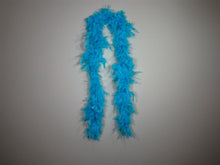 Aqua Blue Solid Color Feather Boas