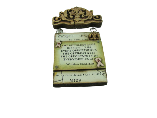 Hope Quote Plaque
