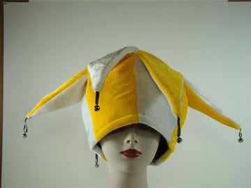 Gorro de bufón amarillo