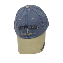 Adult New Orleans French Quarter Cap W/Fleur de Lis and I Love N'awlins - Available in assorted colors