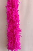 Bright Pink Solid Color Feather Boas
