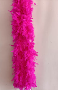 Mardi Gras Creations Hot Pink Solid Color Feather Boas - 12-Pack