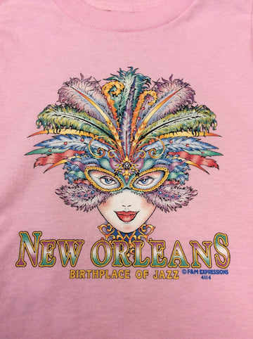 Camiseta infantil Nueva Orleans, cuna del jazz