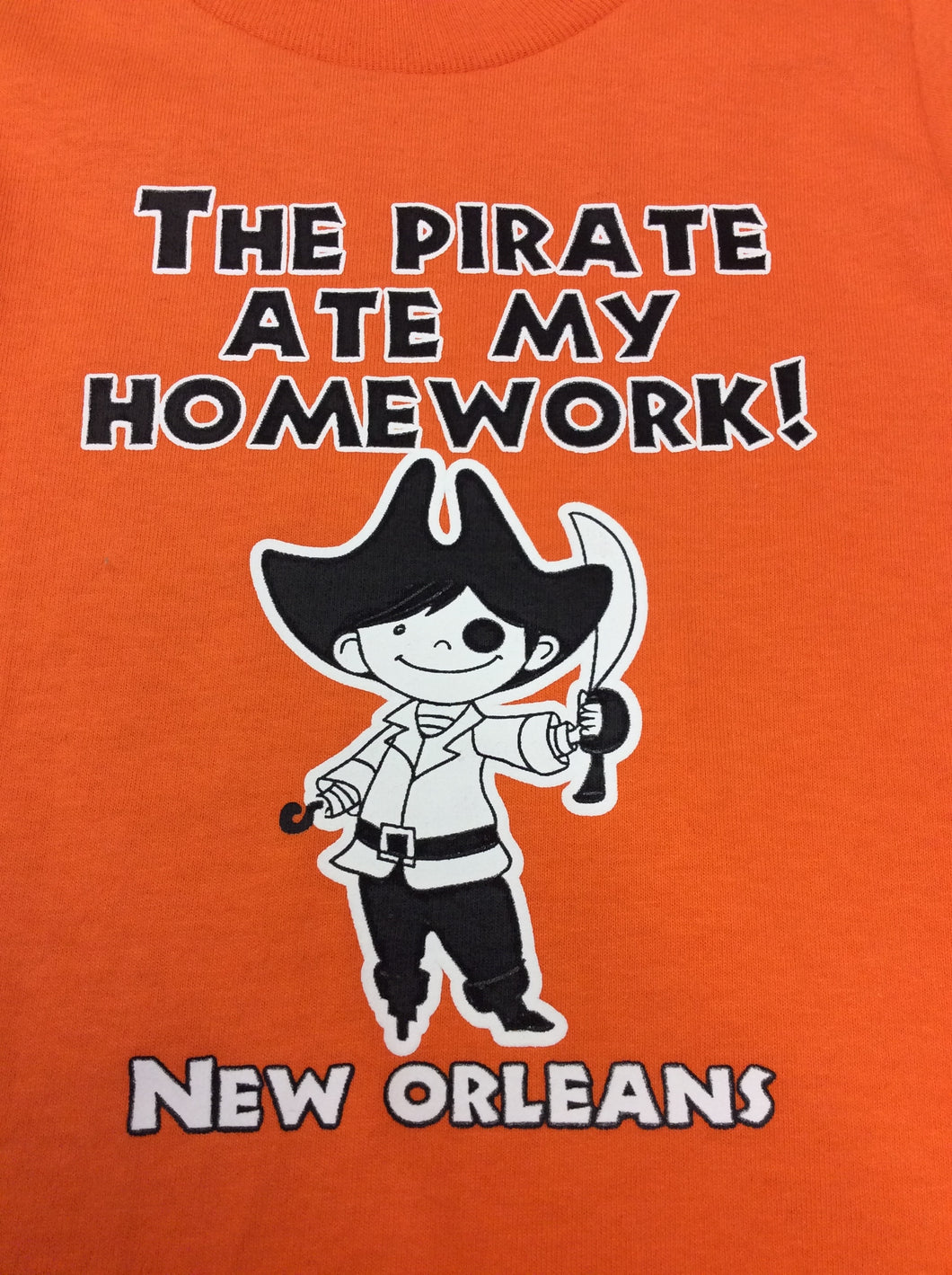 The Pirate Ate My Homework Kids T-Shirt