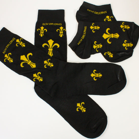 Fleur de Lis Socks