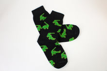 Alligator Pattern on Black Socks (Infants, Kids and Adults)