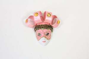 Face Mask Magnet with Headpiece (Multiple Colors)