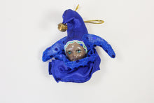 Plush Jester Headpiece and Collar Magnet/Ornament (Multiple Colors)