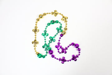 Fleur de Lis Throw Beads- 7 Color Combos