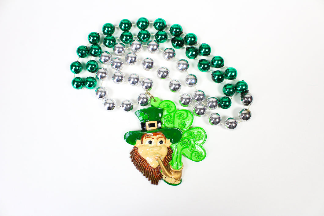 Leprechaun Smoking Green Bead