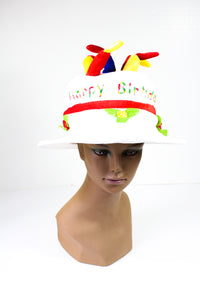 Birthday Cake Hat with Candles