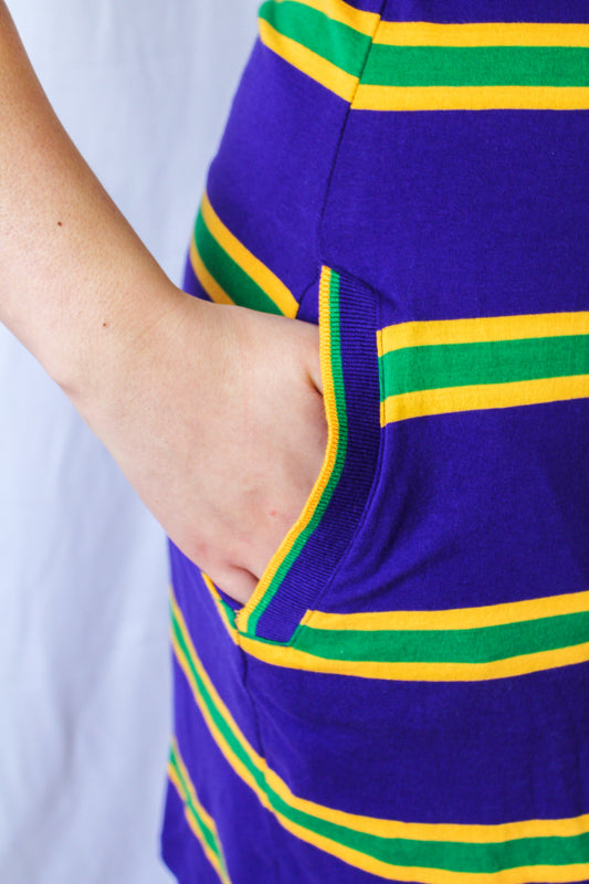 Purple Infinity Junior Dress