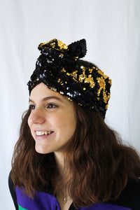 Reversible Magic Sequin Headwraps/Turbans/Headbands (5 Color Options)