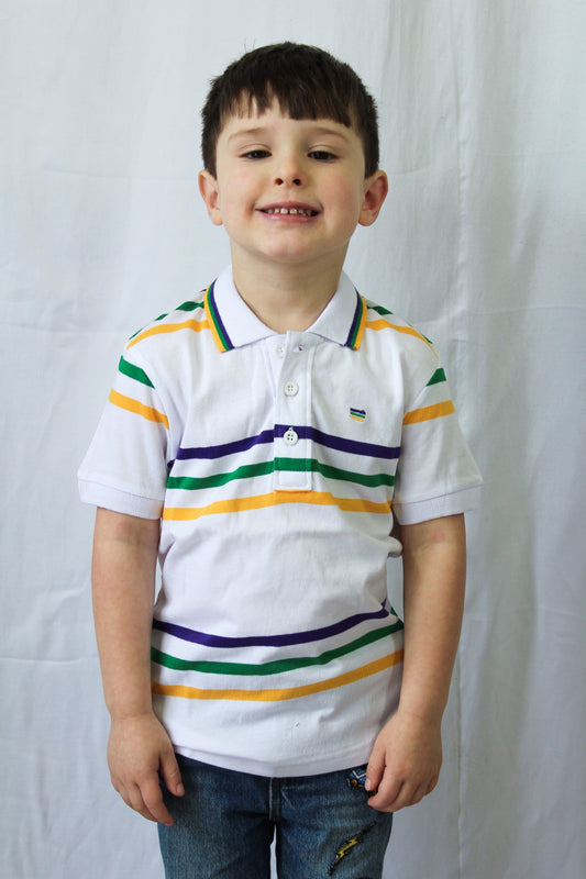 White Infinity Youth Short Sleeve