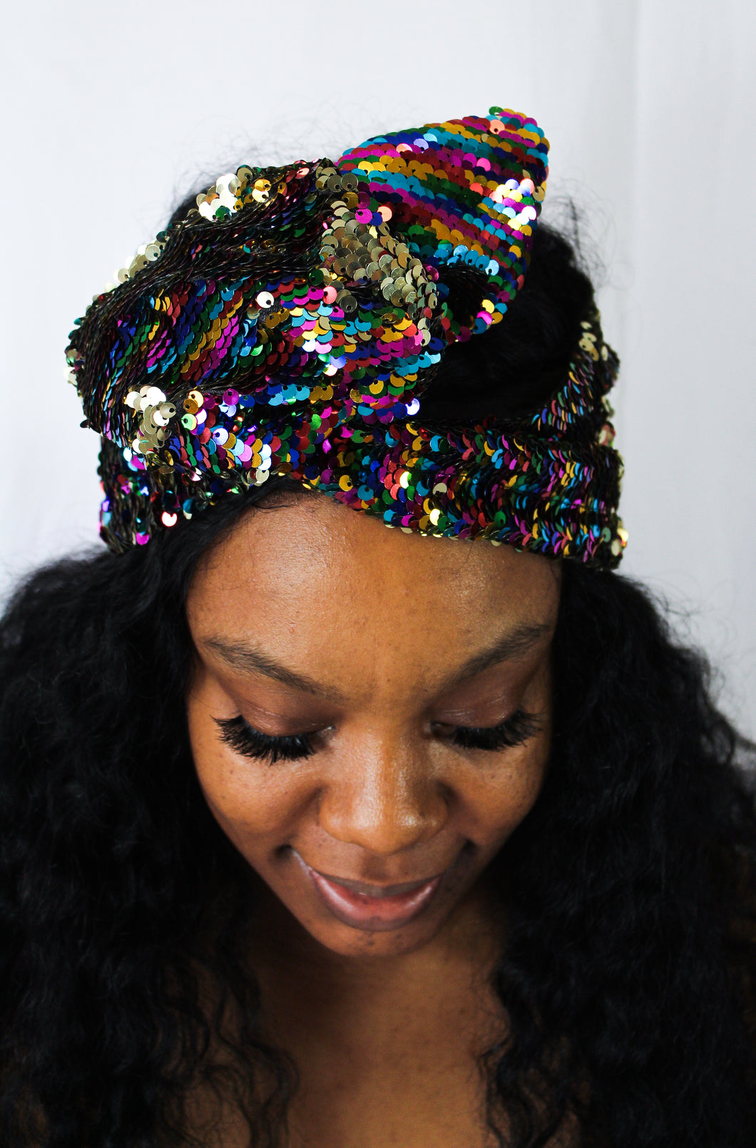 Reversible Magic Sequin Headwraps/Turbans/Headbands (5 Color Options)