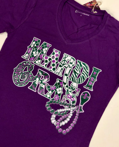 Mardi Gras Shirts for Women French Quarter New Orleans Shirts Louisiana  Mardi Gras Shirt Mardi Gras Outfit 