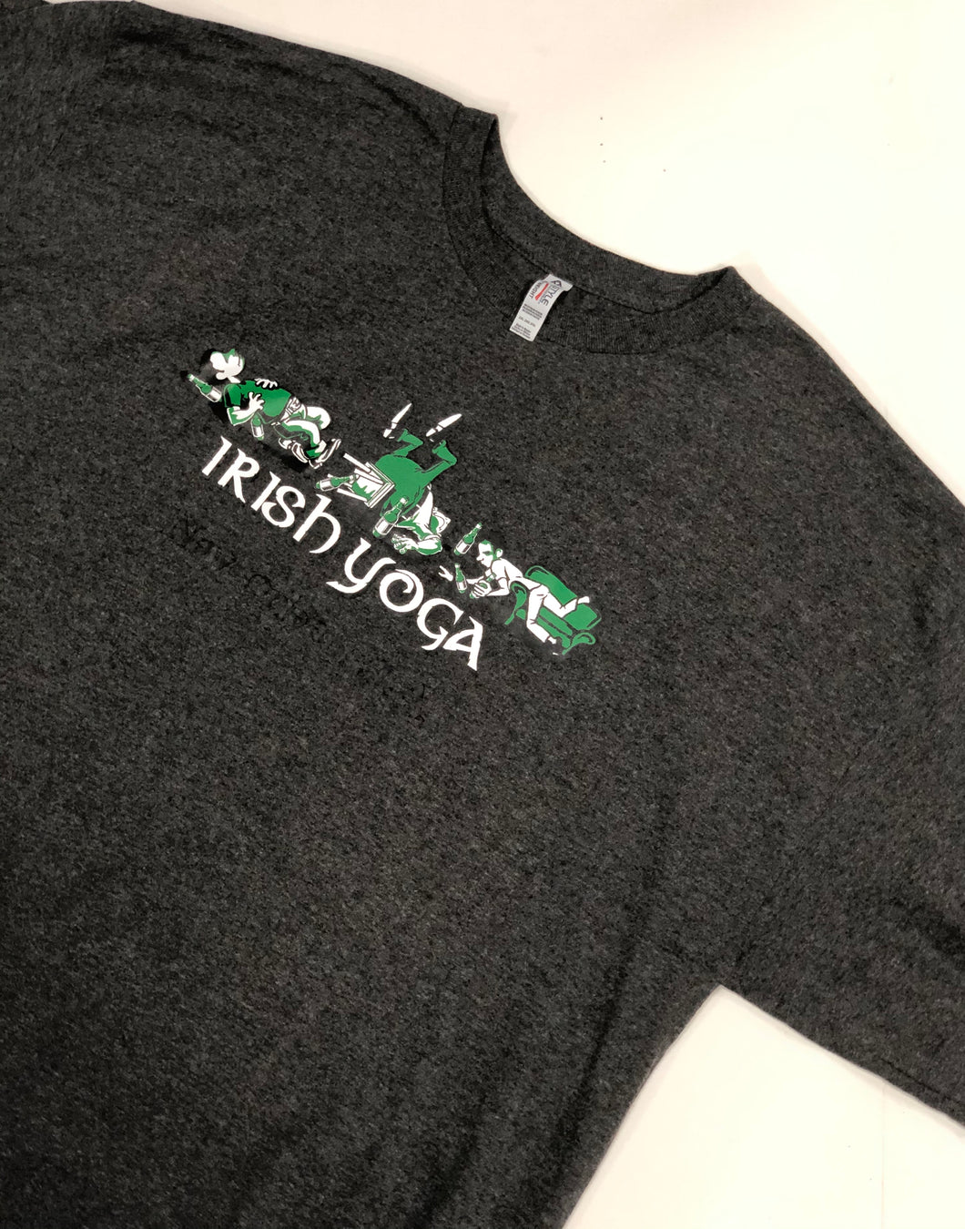 Irish Yoga T-shirt - Mardi Gras Creations