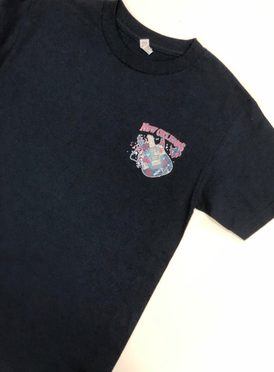 T-shirt guitare imprimé intégral Nouvelle-Orléans