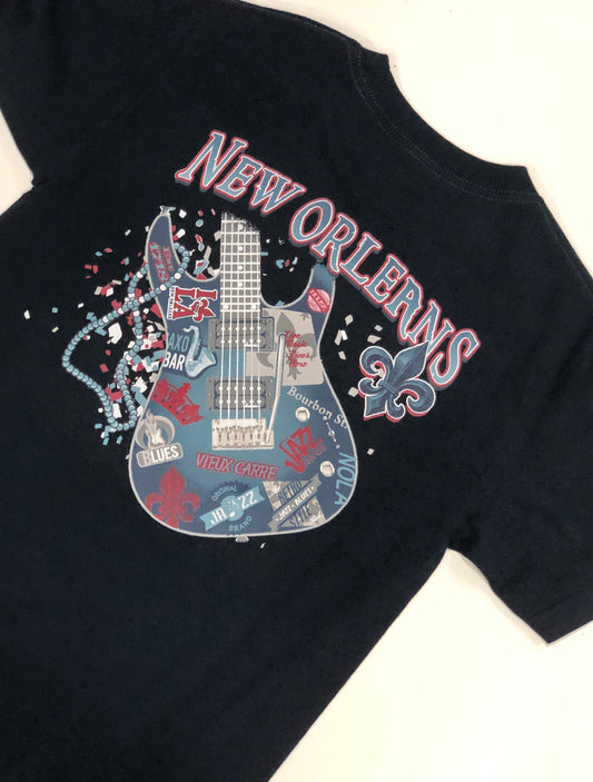 T-shirt guitare imprimé intégral Nouvelle-Orléans