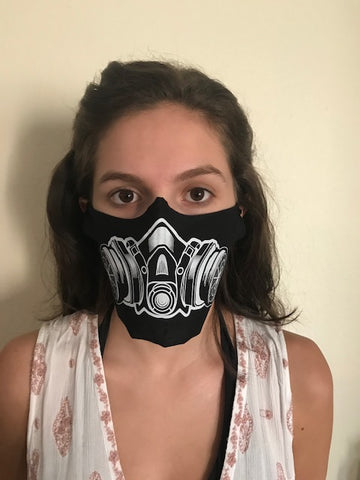 Máscara de gas facial