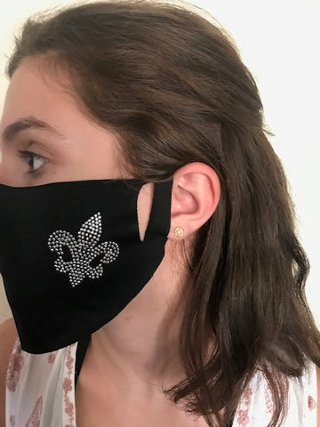 Masque facial Fleur de Lis (argent)