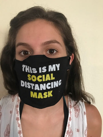 Voici mon masque de distanciation sociale