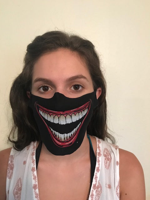 Wide Smile Face Mask