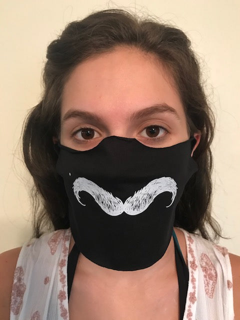 Masque facial à moustache