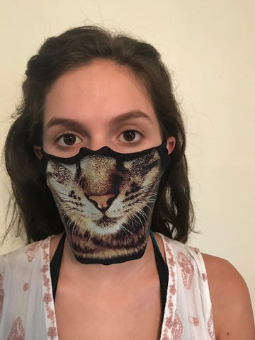 Mascarilla facial de boca de gato